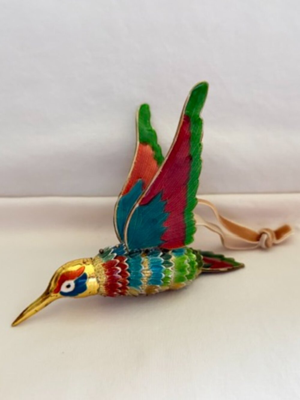 Vintage Hummingbird Ornament
